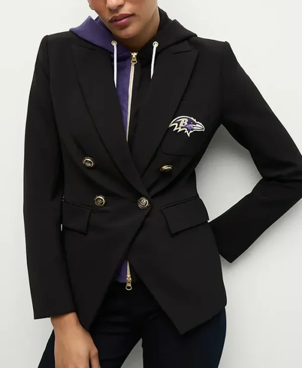 Baltimore Ravens Dickey Black Blazer