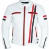 Cafe Racer Weston White Jacket