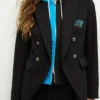 Carolina Panthers Dickey Black Blazer