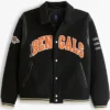 Cincinnati Bengals Black Varsity Jacket