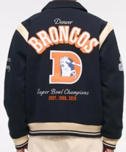 Denver Broncos Varsity Navy Jacket