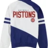 Detroit Pistons Blue And White Track Jacket