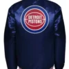 Detroit Pistons Blue Navy Varsity Jacket