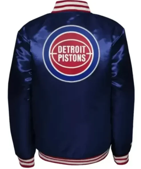 Detroit Pistons Blue Navy Varsity Jacket