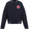 Detroit Pistons Navy Varsity Jacket