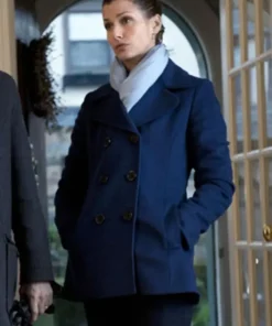 Erin Reagan Blue Bloods Blue Peacoat