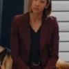 Hudson and Rex Sarah Truong Maroon Blazer