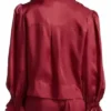 Joy Behar The View Red Zip Jacket