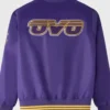 LA Lakers OVO Varsity Purple Jacket