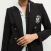 Las Vegas Raiders Dickey Black Blazer