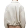Mango April 25 White Light Jacket