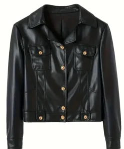 Maria Blue Bloods Black Leather Jacket