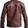 Men’s Reddish Leather Brown Jacket