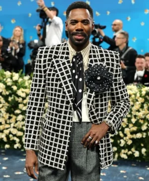 Met Gala 2025 Colman Domingo Checkered Blazer