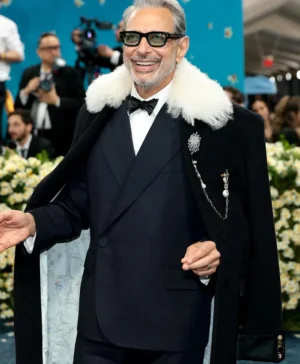 Met Gala 2025 Jeff Goldblum Black Trench Coat