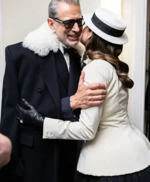 Met Gala 2025 Jeff Goldblum Black Trench Coat For Sale