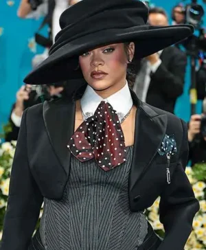 Met Gala 2025 Rihanna Cropped Blazer