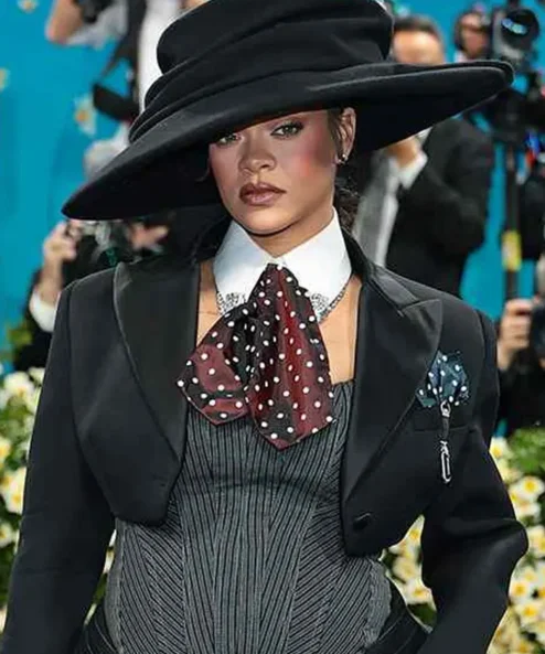 Met Gala 2025 Rihanna Cropped Blazer