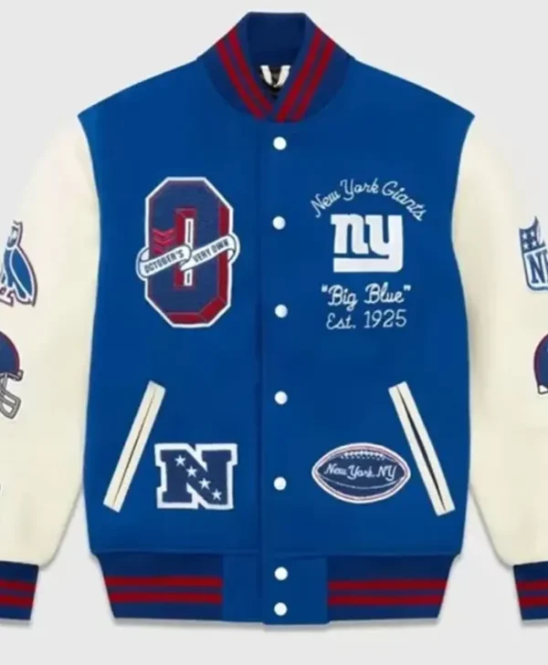 New York Giants OVO Letterman Jacket