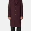 Queen Latifah The Equalizer S05 Burgundy Coat