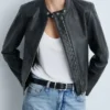 Rebecca De Mornay NCIS S22 Leather Jacket