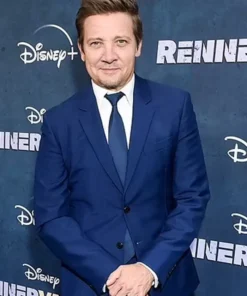 Rennervations 2023 Jeremy Renner Blue Suit
