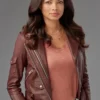 Rochelle Redemption In Cherry Springs Biker Jacket