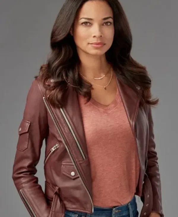 Rochelle Redemption In Cherry Springs Biker Jacket