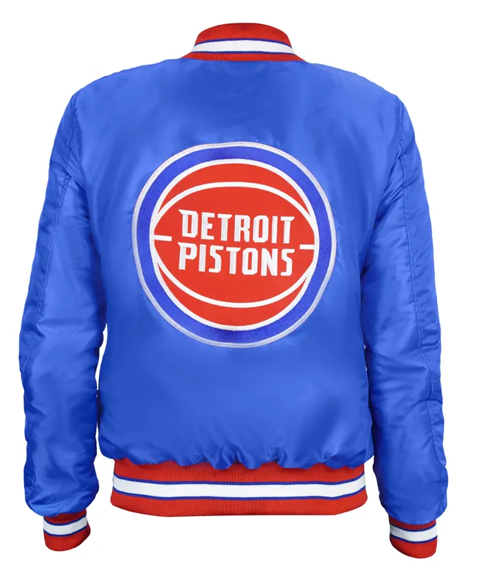 Shop Starter 90’s NBA Detroit Pistons Blue Jacket Sale