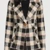 Sonja Sohn Will Trent S03 Plaid Blazer