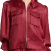 The View Joy Behar Zip Red Jacket