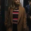 Vanessa Ray Blue Bloods Brown Coat