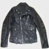 Wild Spirit Black Leather Jacket