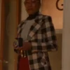 Will Trent S03 Sonja Sohn Plaid Blazer