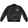 Yankees-Ralph-Lauren-Black-Leather-Bomber-Jacket