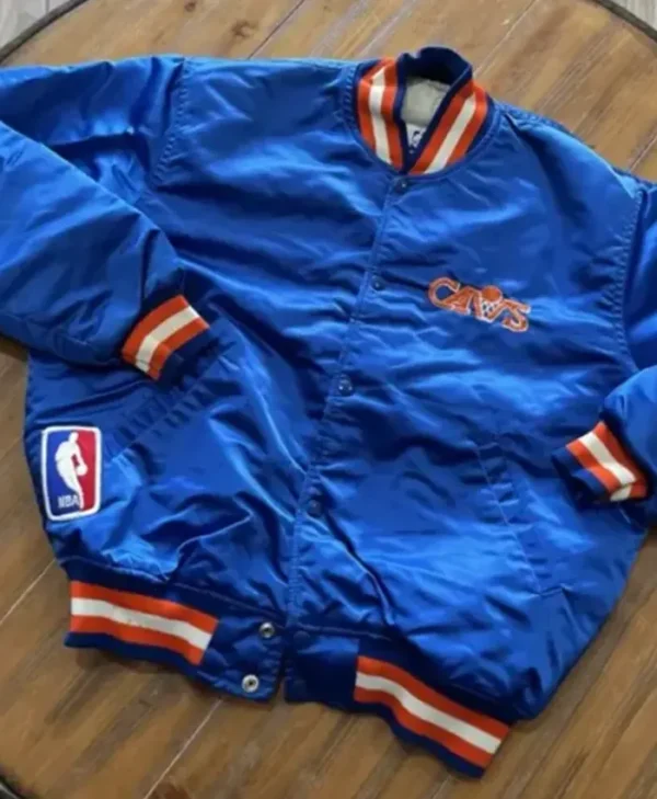 90s Starter Cleveland Cavaliers Blue Jacket