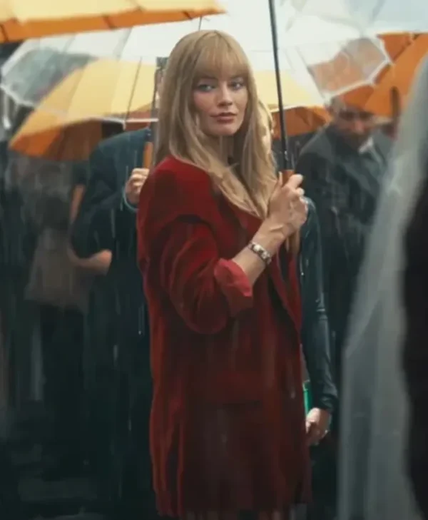 A Big Bold Beautiful Journey 2025 Margot Robbie Red Blazer