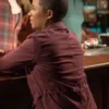 Alexis Floyd Grey’s Anatomy S21 Maroon Jacket