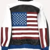 American Flag USA Vintage Leather Jacket