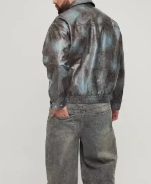 American Idol S23 Bomber Leather Jacket