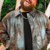 American Idol S23 Leather Bomber Jacket