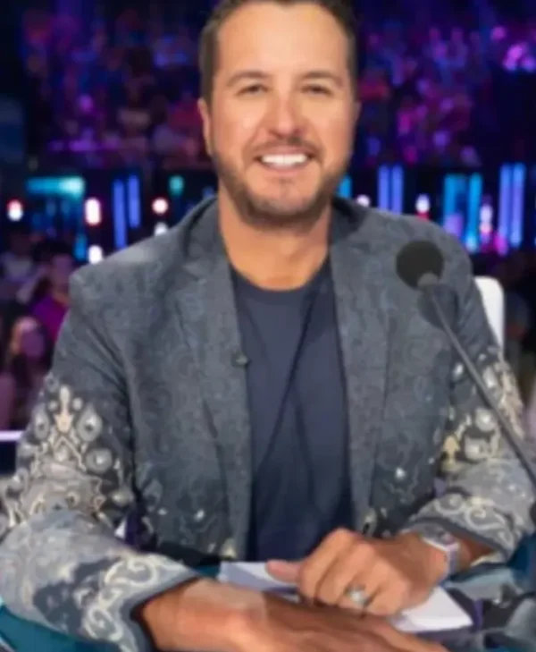 American Idol S23 Luke Bryan Paisley Print Blazer