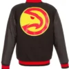 Atlanta Hawks Black Varsity Jacket