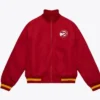 Atlanta Hawks Full Zip Red Bomber Jacket