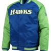 Atlanta Hawks Hardwood Classics Reload 3.0 Varsity Jacket