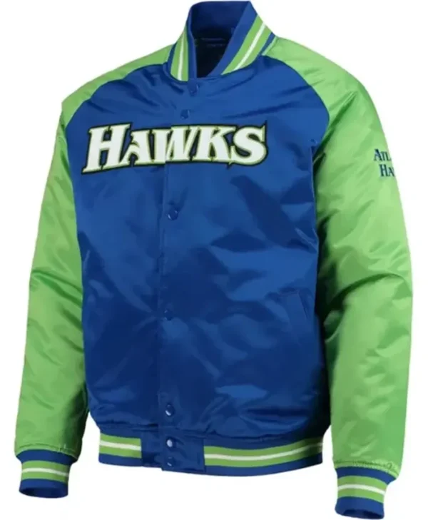 Atlanta Hawks Hardwood Classics Reload 3.0 Varsity Jacket