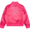 Atlanta Hawks Pink Triple Varsity Jacket