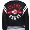 Atlanta Hawks Printed Varsity Logo Jacket