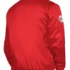 Atlanta Hawks Stitch Applique Varsity Red Jacket