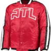 Atlanta Hawks The Offensive Red Varsity Jacket